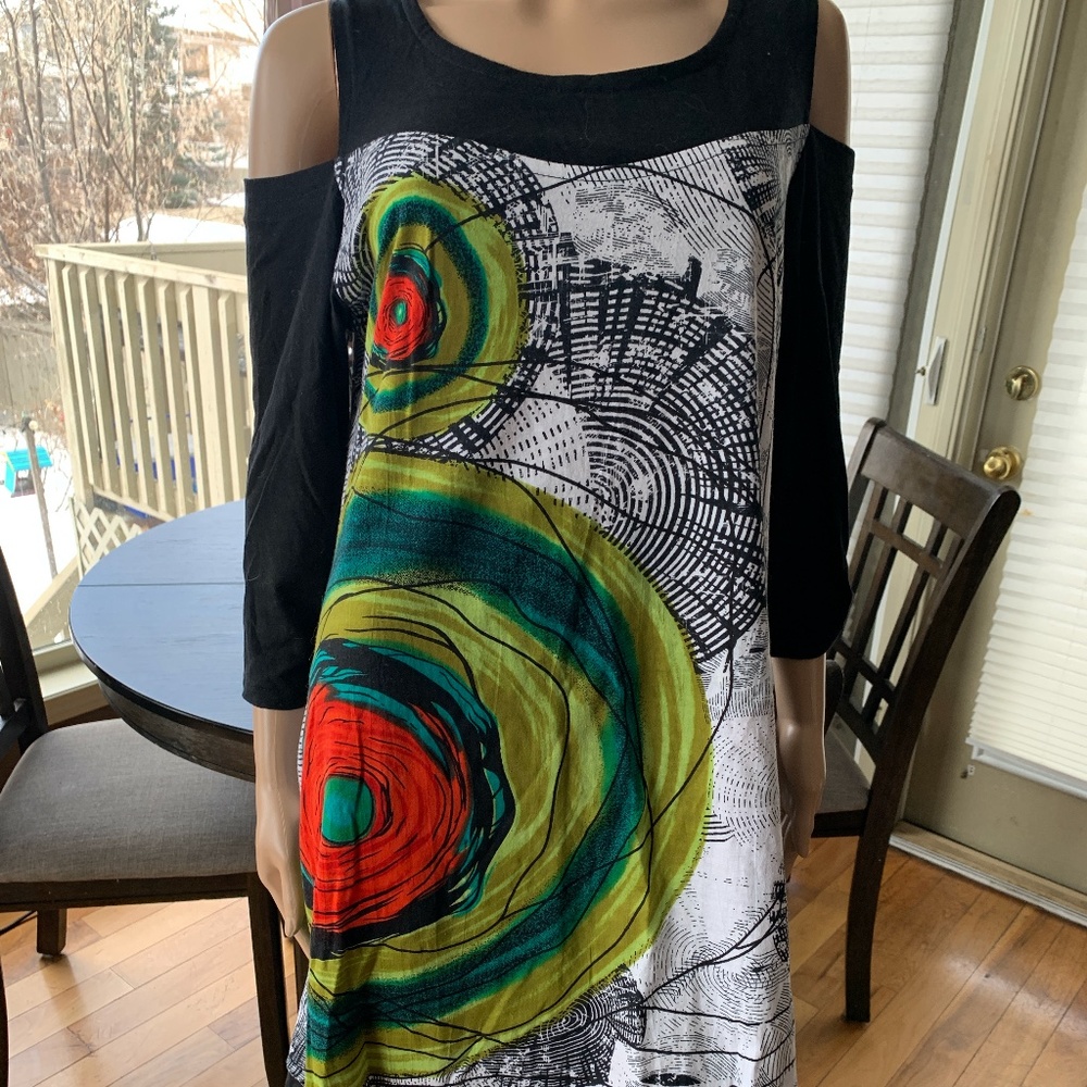 Leopard and Roses Dress